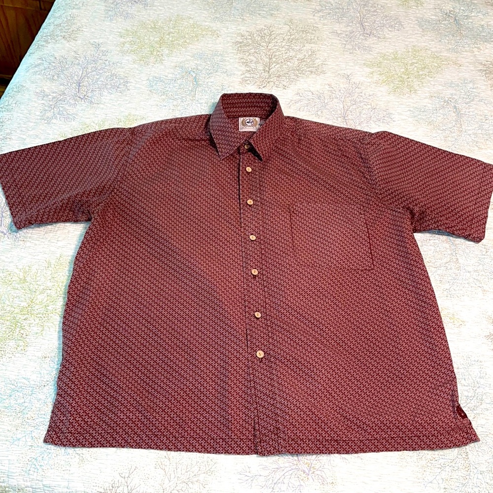 Cinch button down short sleeve